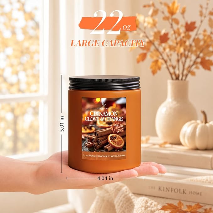 FF FRAGRFLOWING Large Fall Candle - Image 3
