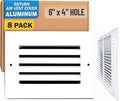 Fits 6x4 Hole | Aluminum Return Air Grille by Handua | Vent Cover Grill by Handua