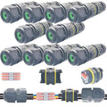 CESFONJER 10 Pcs IP68 Waterproof Junction Box 2/3 Way Line M25 Extension by CESFONJER