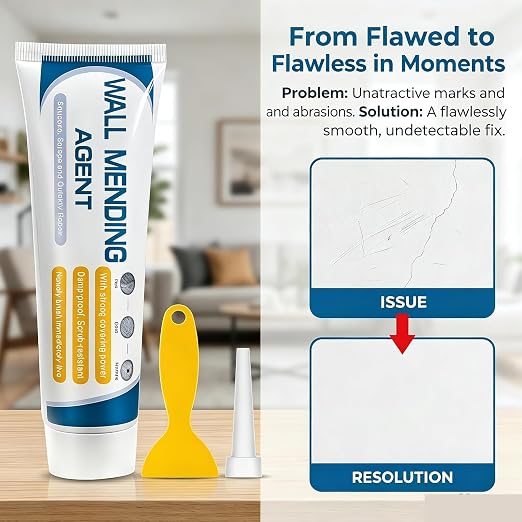 Wall Repair Paste, 2 Pack Wall Mending Agent - Image 6
