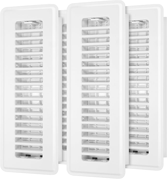 Floor Register 2x10, 4 Pack Floor Vent Covers by HQZHQZ