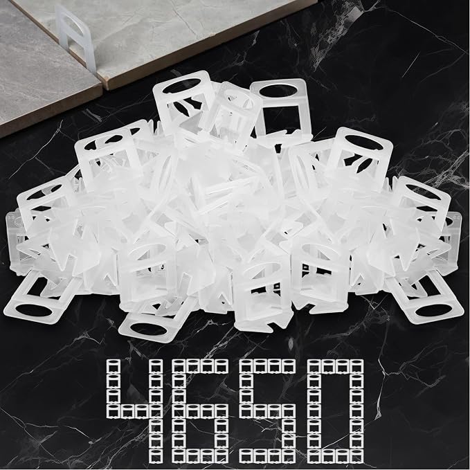 Storystore 4650pcs Tile Leveling System Clips 1/8 Inch Tile Spacers | Tile by Storystore