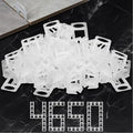 Storystore 4650pcs Tile Leveling System Clips 1/16 Inch Tile Spacers | Tile by Storystore
