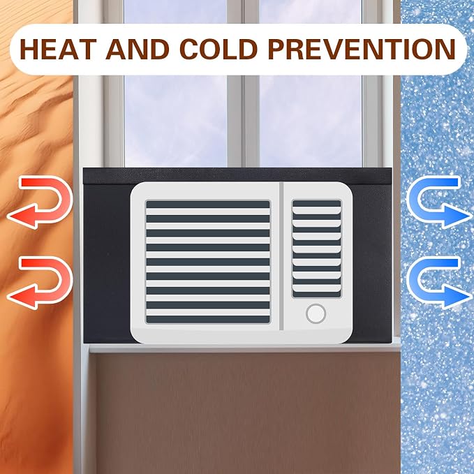 Pangda 4 Pcs Window Ac Insulated Foam Panels - Image 4