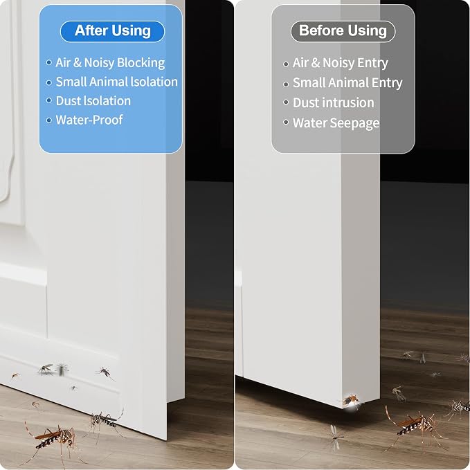 New Thickened Upgraded 2Inch x 10FT Door Weather Stripping, Extra Thick 1mm - Image 2