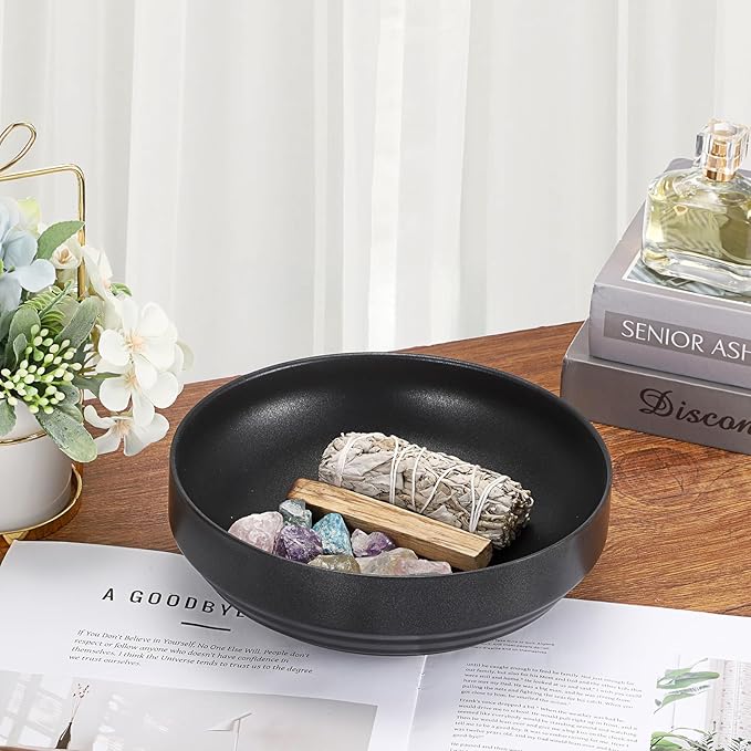 Key Bowl for Entryway Table, 8.3" Decorative Bowl for Keys, Round Candy Dish - Image 5
