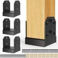 4x4 Post Base, Concealed Fastener Concrete Post Anchor, Elevated Post Base | by Unknown