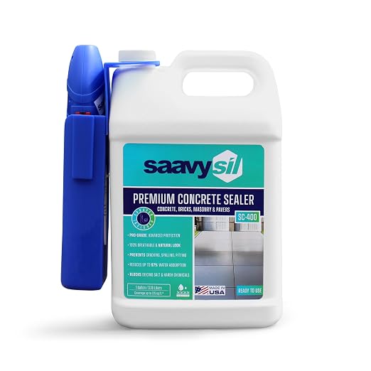 Concrete Sealer, Sprayer Included, Silane Siloxane, Water-Based Penetrating by Unknown