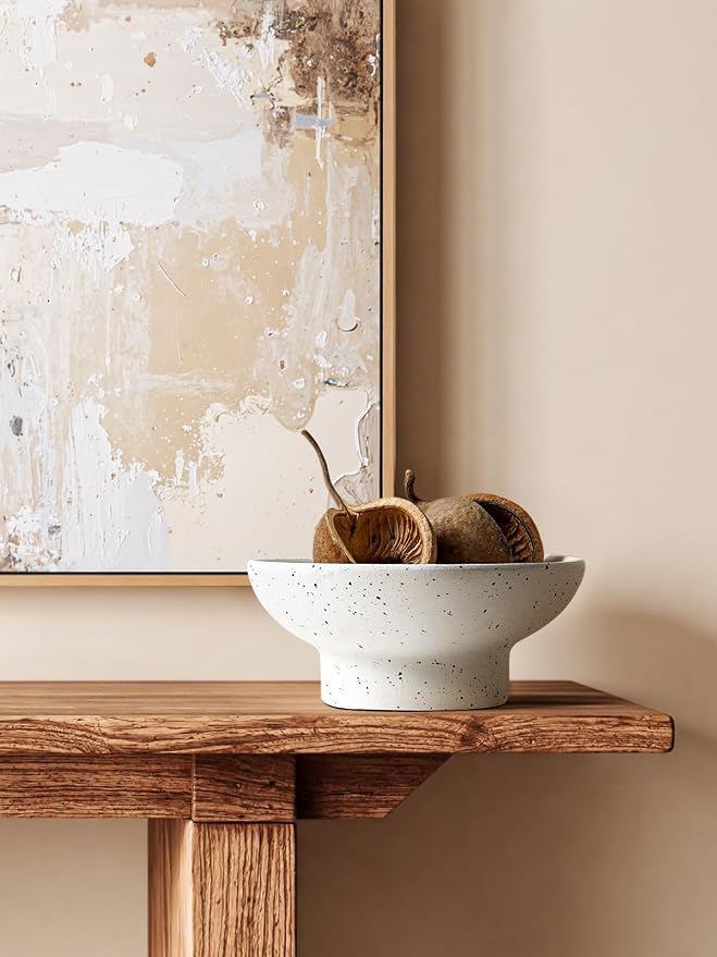 LE TAUCI 10" Ceramic Decorative Bowl, Key Bowl - Image 6