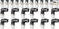 TAILONZ PNEUMATIC Elbow and Straight Combination 1/4 Inch Tube OD x 1/8 Inch by TAILONZPNEUMATIC