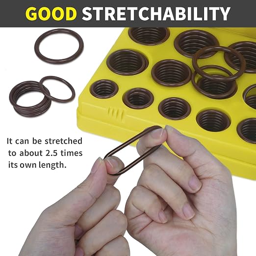 ZDBB 386 PCS Metric FKM Viton O Ring Kit 30 Sizes Fluorocarbon Oring Assortment - Image 7