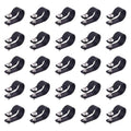 Swpeet 60 Pack Black 5/8 Inch Nylon Plastic R-Type Cable Clips Clamp Kit by Swpeet