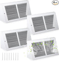 Honeydak 4 Pack Baseboard Register Vent Covers 14" x 6" Duct Opening by Honeydak