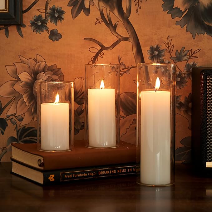 Set of 12 White Pillar Candles - Image 9