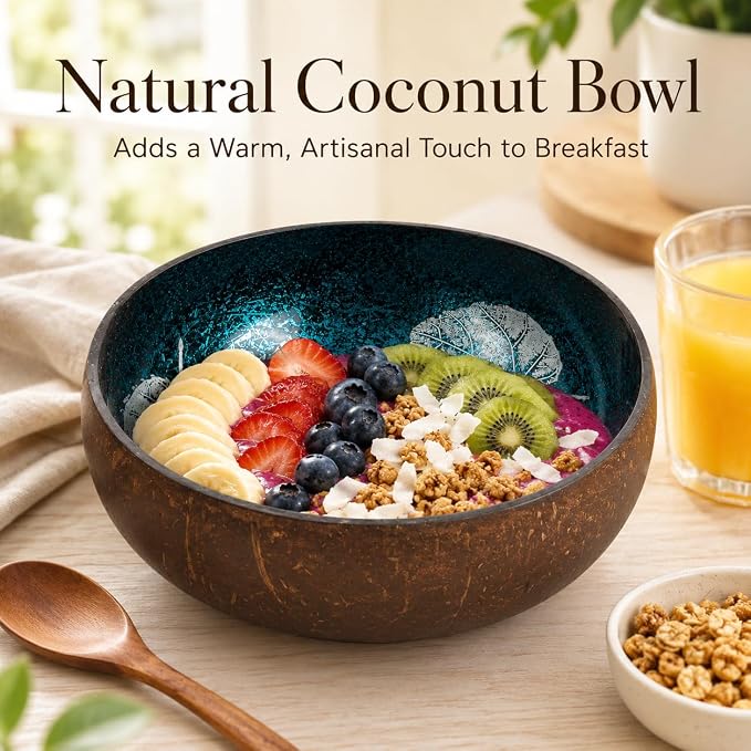 Natural Coconut Bowl Key Decorative - Image 3