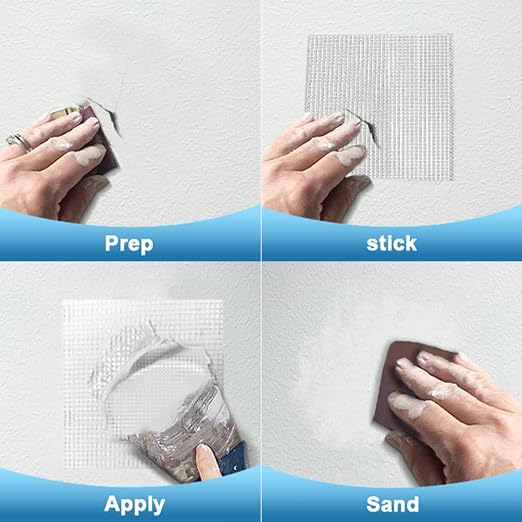 EDSRDRUS Drywall Repair Tape, 2in 4in 6in Multi Options Crack Tape Drywall - Image 4