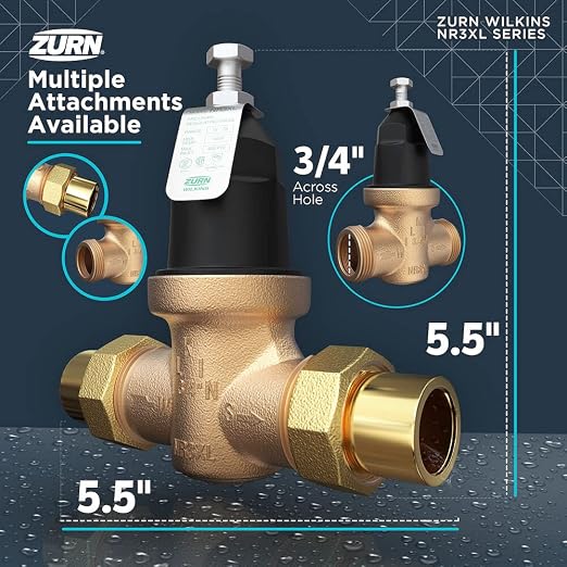 Zurn Wilkins 34-NR3XLDU 3/4" NR3XL Pressure Reducing Valve - Image 11