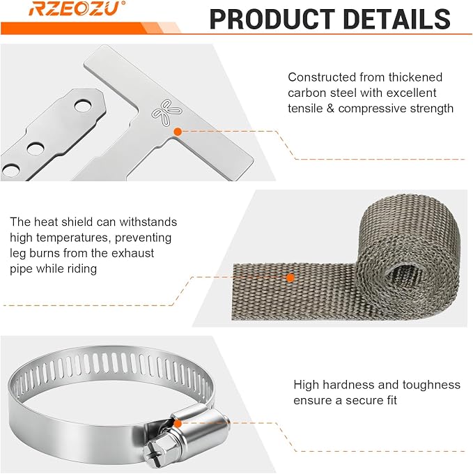 Steel Universal Exhaust Hanger, Flexible Muffler Support Bracket | Stainless - Image 7