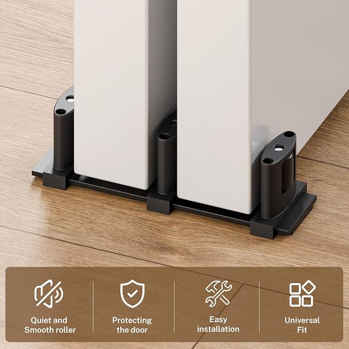 Sliding Closet Door Floor Guide, Sliding Door Guides Floor Mount - Image 2
