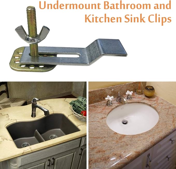 Undermount Sink Clips, Sink Brackets, Epoxy Sink Clips - Image 2