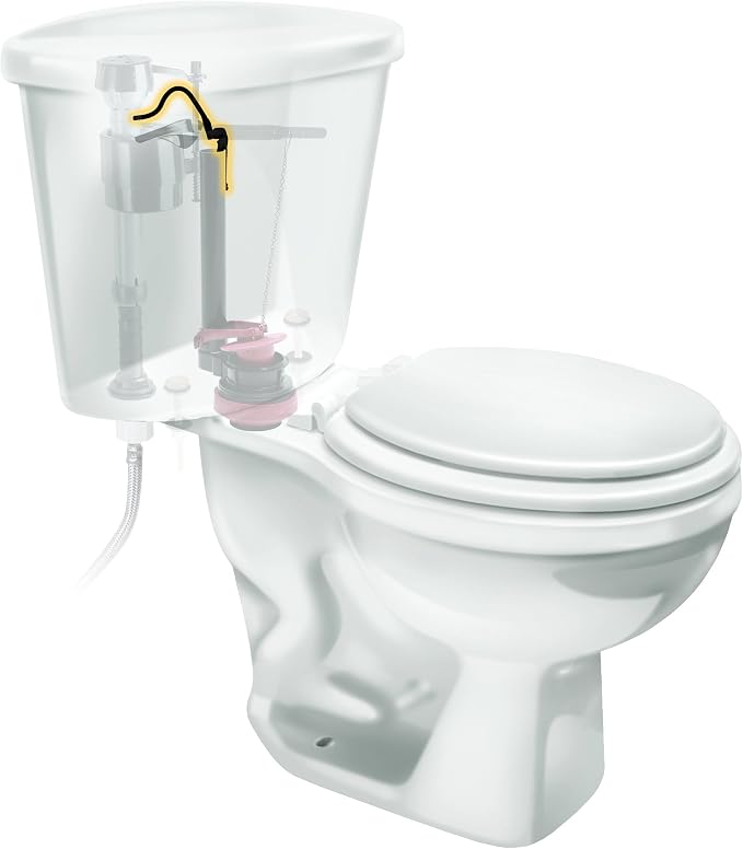 Fluidmaster 218 Toilet Refill Tube and Clip Replacement, - Image 2