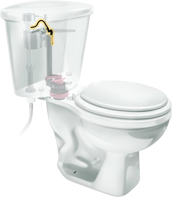 Fluidmaster 218 Toilet Refill Tube and Clip Replacement, - Image 2