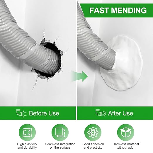 Upgraded Waterproof Sealant Mastic 8-Pack, Fast Drying Moldable Sealing Clay - Image 3