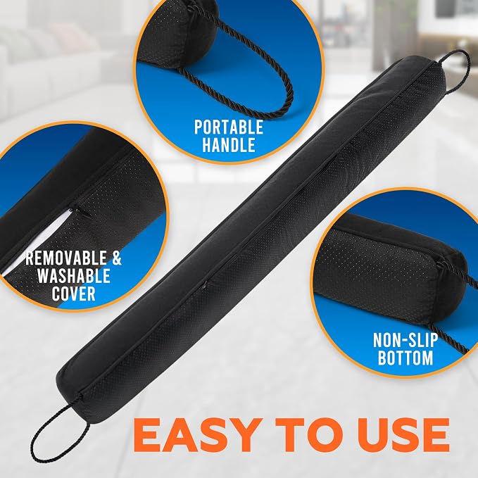Comfyanno 36” Weighted Under Door Draft Stopper, 2.2lb Door Wind Blocker | Fits - Image 8
