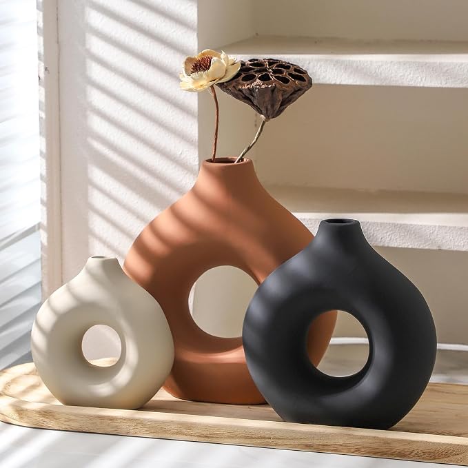 Vanselia Ceramic Vase Home Table Decor - Image 8