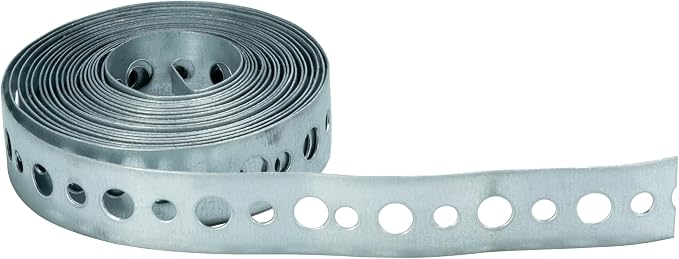 84025 Galvanized Steel Hanger Strapping, 3/4" x 10' Roll by Water-Tite
