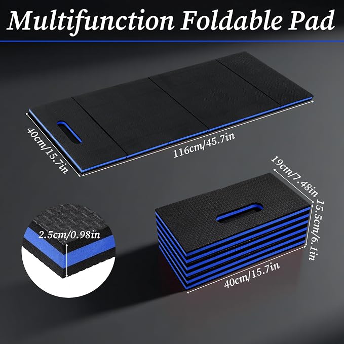 Ptwola Foldable EVA Mat with Carrying Handle, 2.5cm Thick Foam Cushion - Image 2