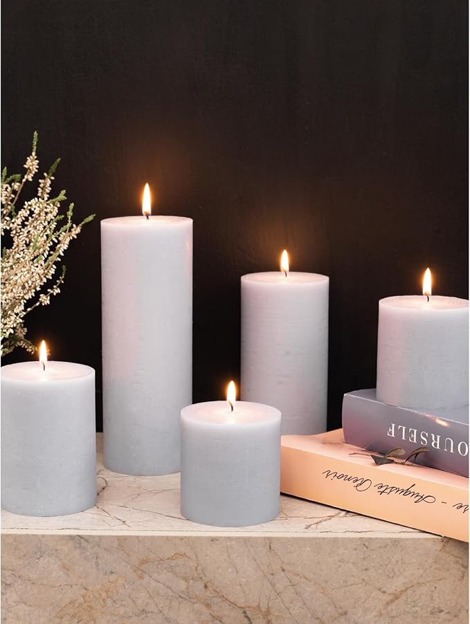 3x3 Pillar Candles Set of 3 - Image 7