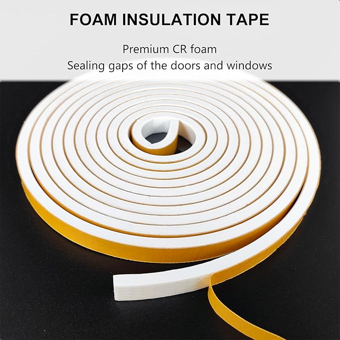 Topiverse Weather Stripping, Door Seal Strip, 1/2 in x 1/4 in x 13 Ft | Strong - Image 5
