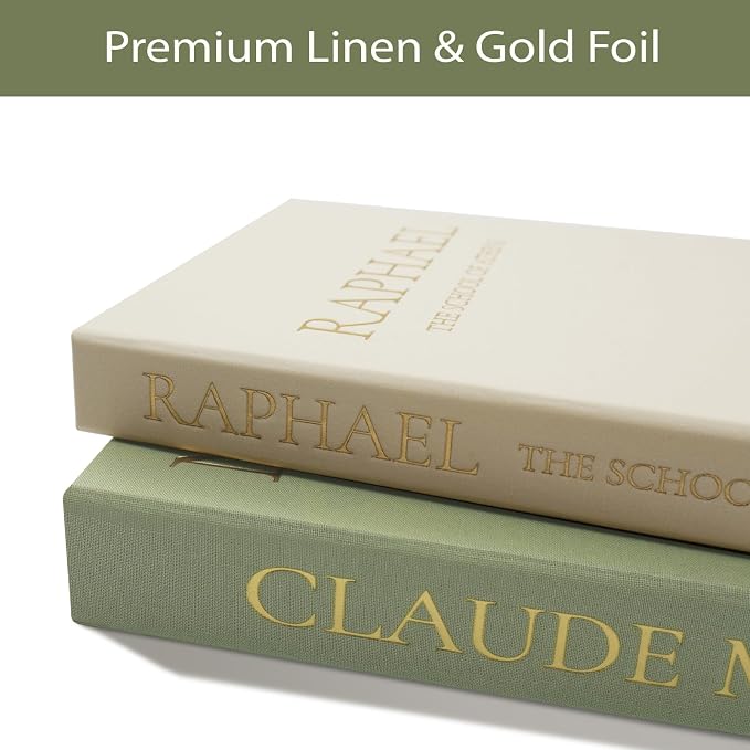 Sage Green Faux Book Box Set of 3 - Image 6