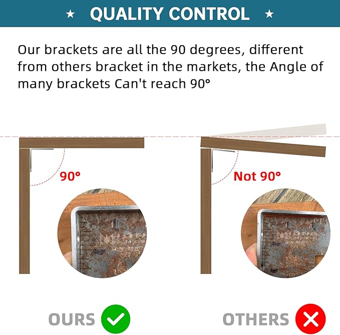4x2x2 Inch L Brackets Corner Braces - Image 3