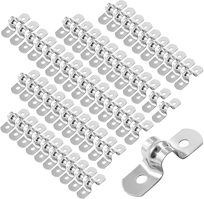 Biaungdo M8 Rigid Pipe Strap, 5/16" Stainless Steel, U Bracket Pipe Clamps - Image 6