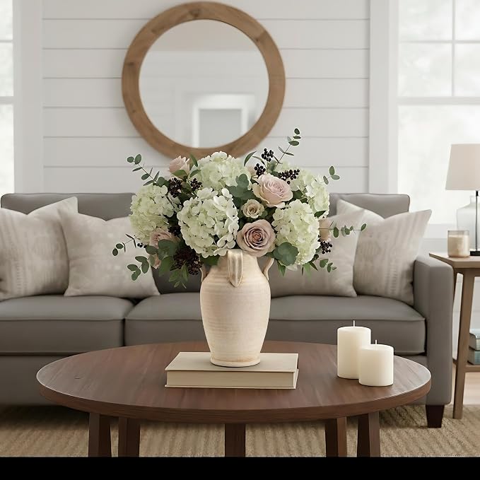 Emotionally Grounded Vase, Vaseking Large Ceramic Rustic Vase - Image 5