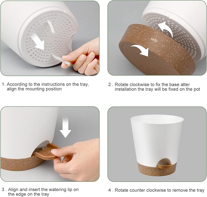 YNNICO Indoor Self Watering Planters - Image 2
