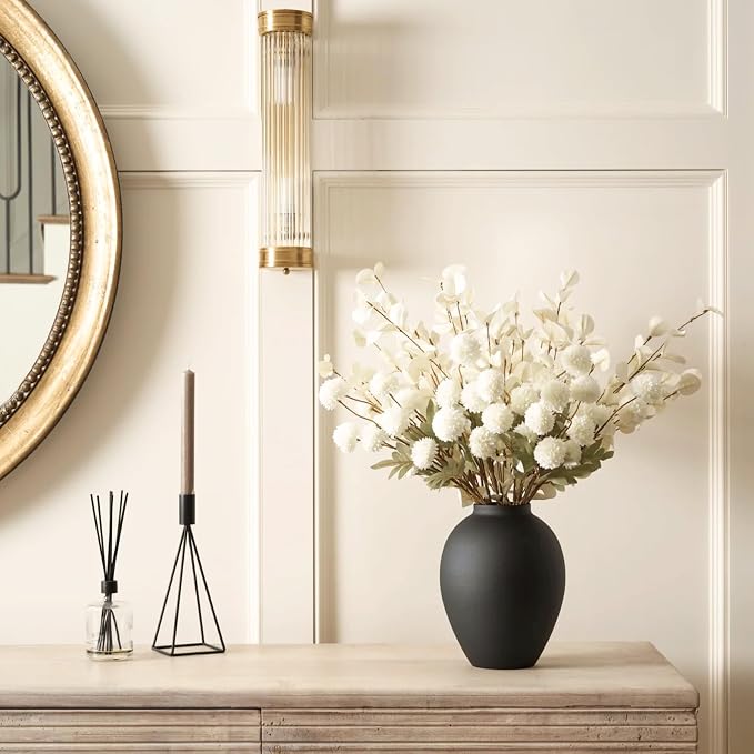 Black Vase for Home Decor - Image 2