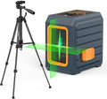 Laser Level with Tripod, 100Ft Self-Leveling Line Laser with 4 Brightness | by CIGMAN