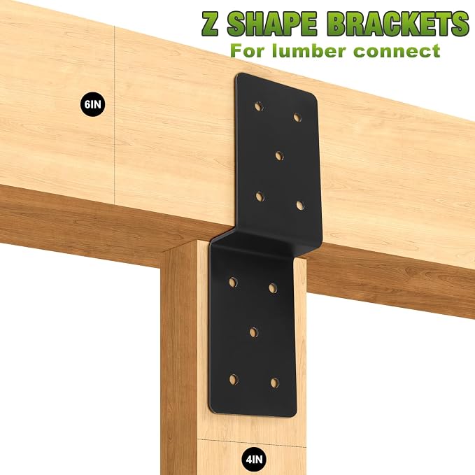 4Pcs Z Brackets - Image 3