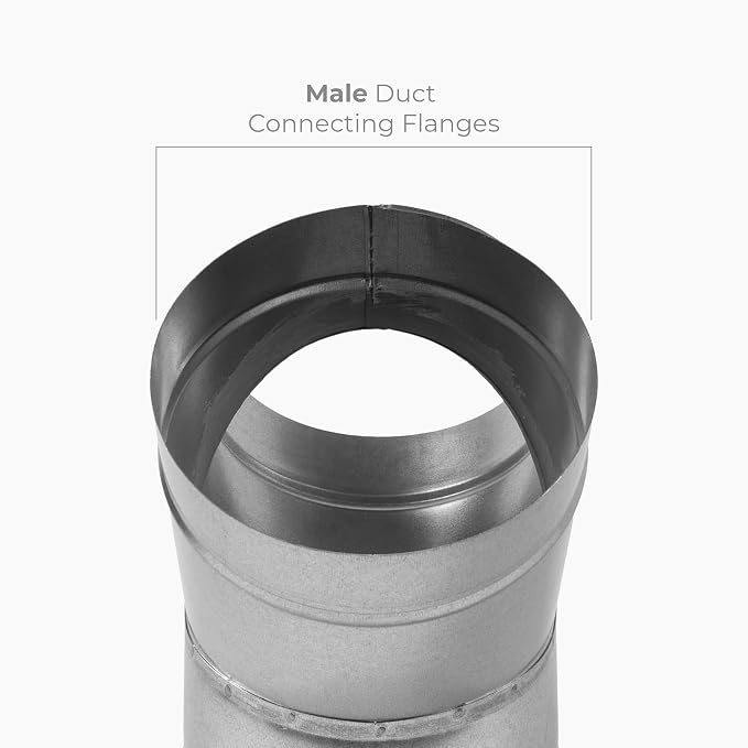 45° Degree Ø6 x 6 x 6 Inch Y Shape Duct Splitter - Image 6