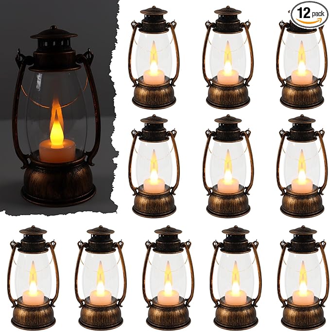 12Pcs Mini Lantern Decorative by ReperlaSpecialMiniSmallLanternDecoration