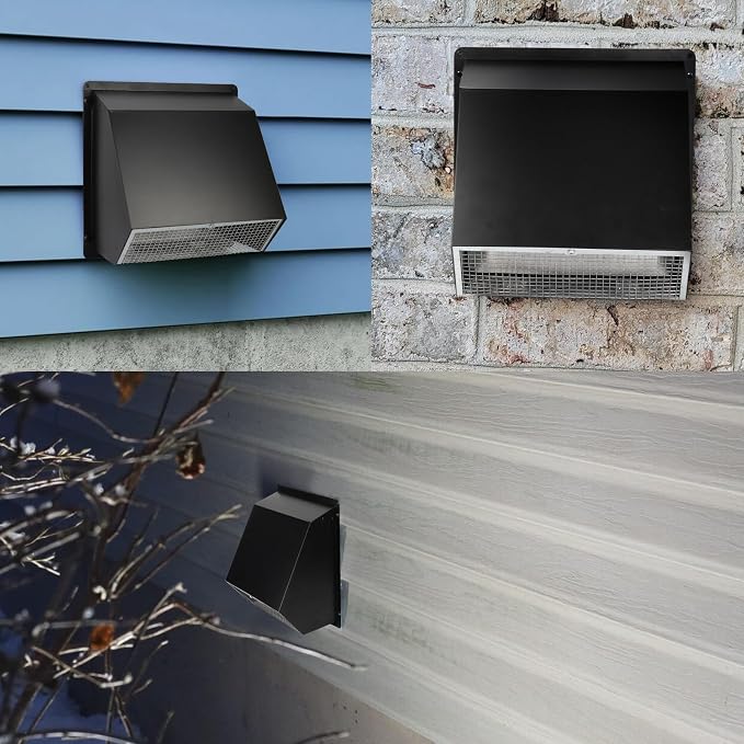 3 Inch Dryer Vent Cover Wall Vent Hood - Image 8