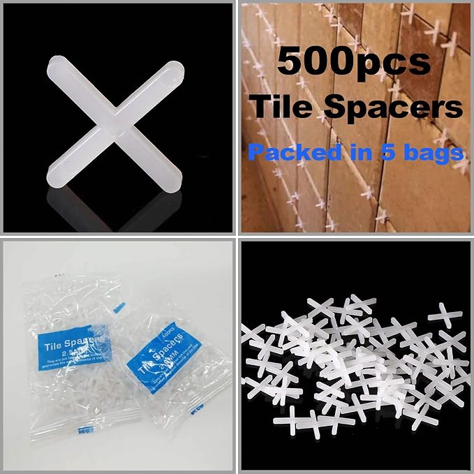 Tile Leveling System Kit with 100pcs Tile Leveler | 2 Special Wrenches & 500pcs - Image 4