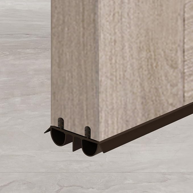 36" Kerf Slide-in Double Bulb Seal Weatherstrip Door Bottom – Durable Seal - Image 2