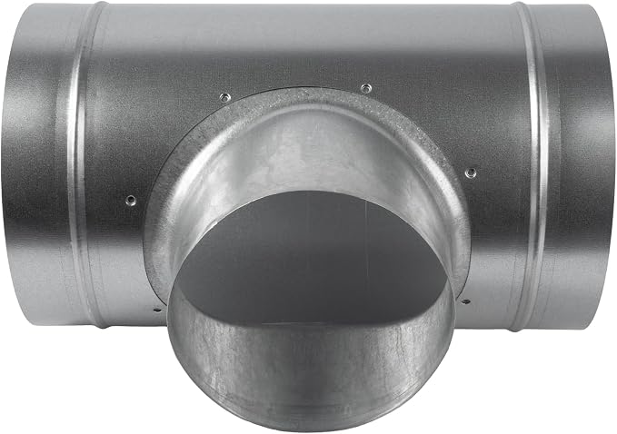 8" Inch to 6" Inch Branch T-Shape Ducting Splitter - Image 8