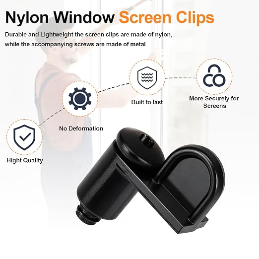 12 Pack 5/16 Inch Window Screen Clip - Image 4