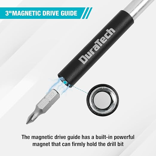 DURATECH Drill Bit Set, Metal Bits, Masonry Bits, Secure Organization, Quick - Image 8