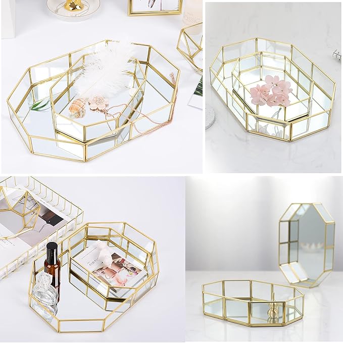 Hipiwe Mirror Glass Vanity Tray - Image 2